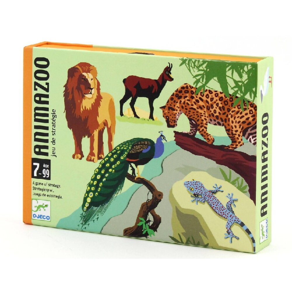 Djeco Strategy Card Game  Animazoo (Multilingue)    for Age 7+ New Sealed